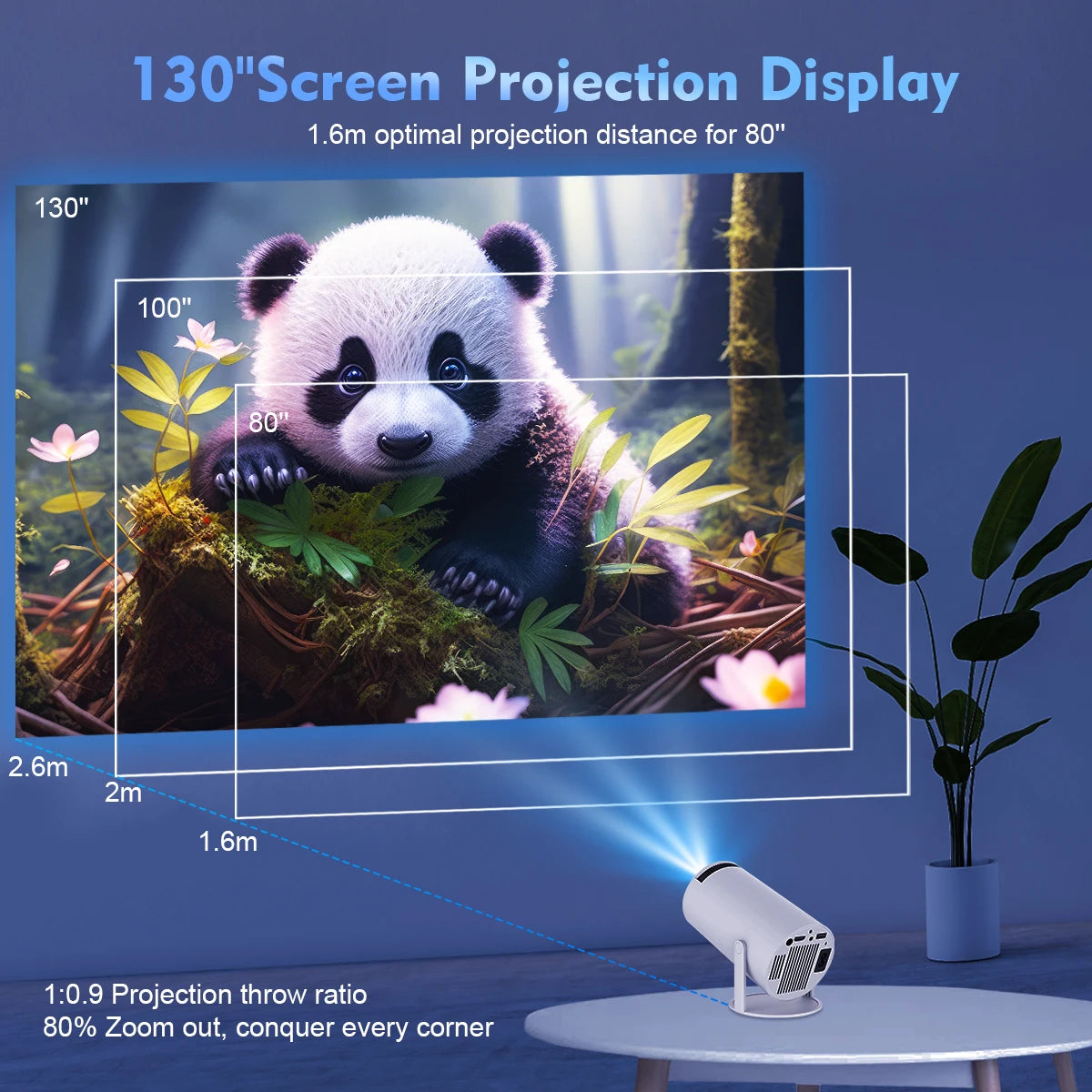 Projector HY300 PRO 4K