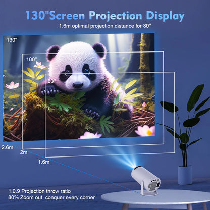 Mini Portable 4K Projector HY300