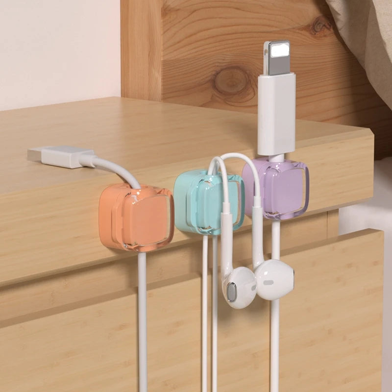 Colorful Magnetic Cable Clips Organizer