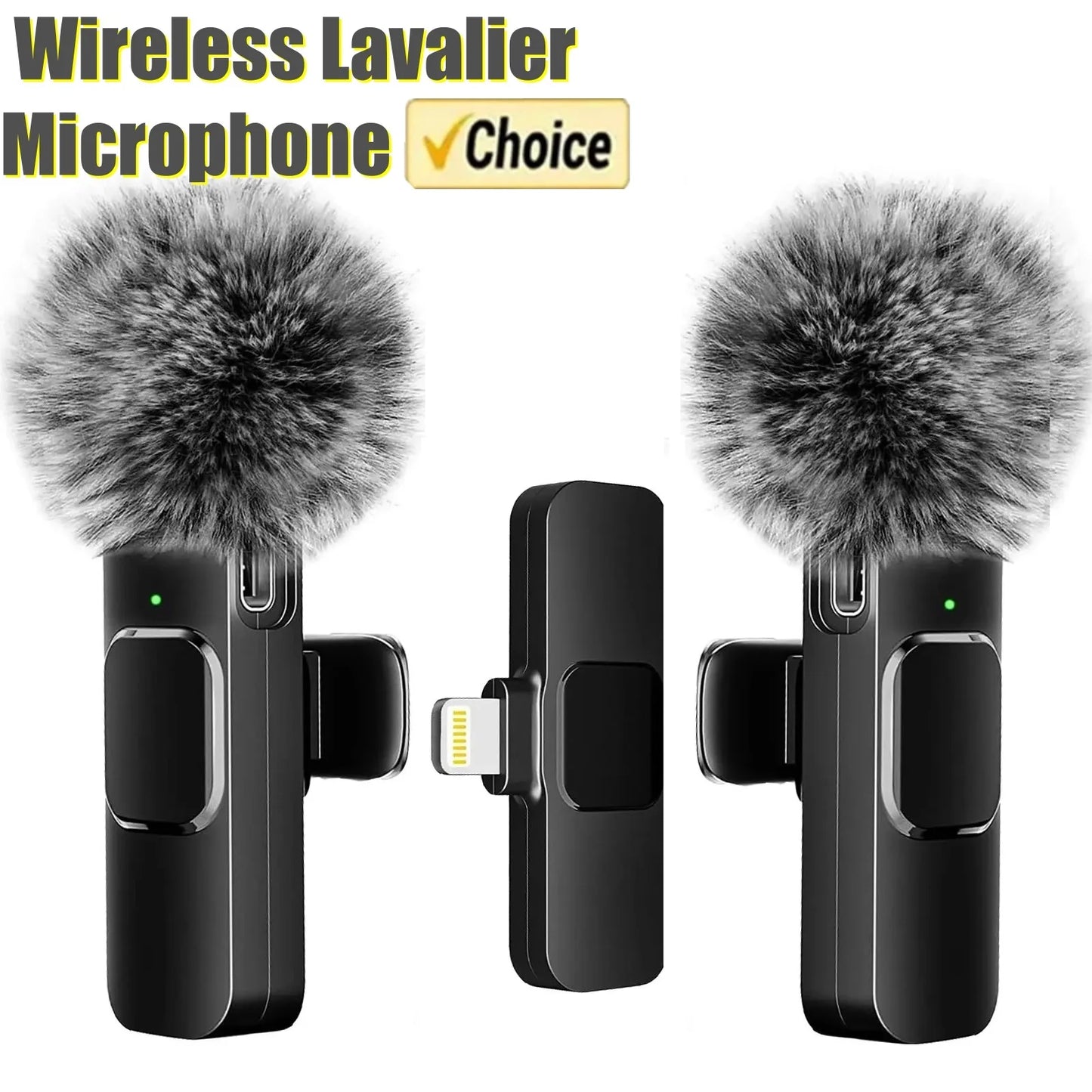 Portable Wireless Lavalier Microphone