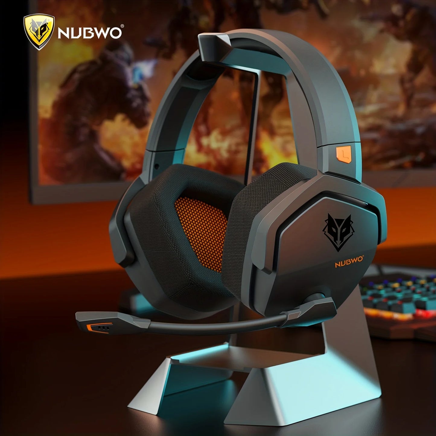 NUBWO G06 Gaming Headset for PS5, PS4, XBOX, PC & Mac